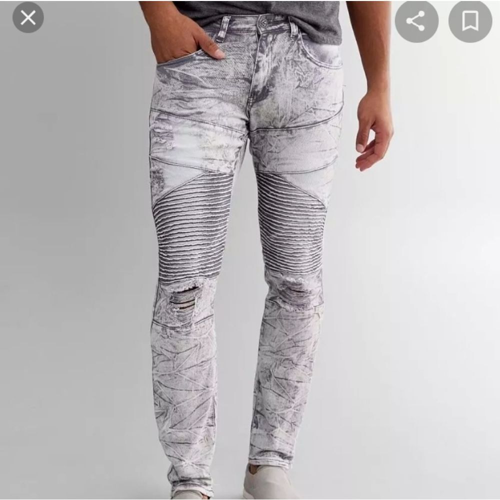 Wimea moto stretch skinny jeans size 30